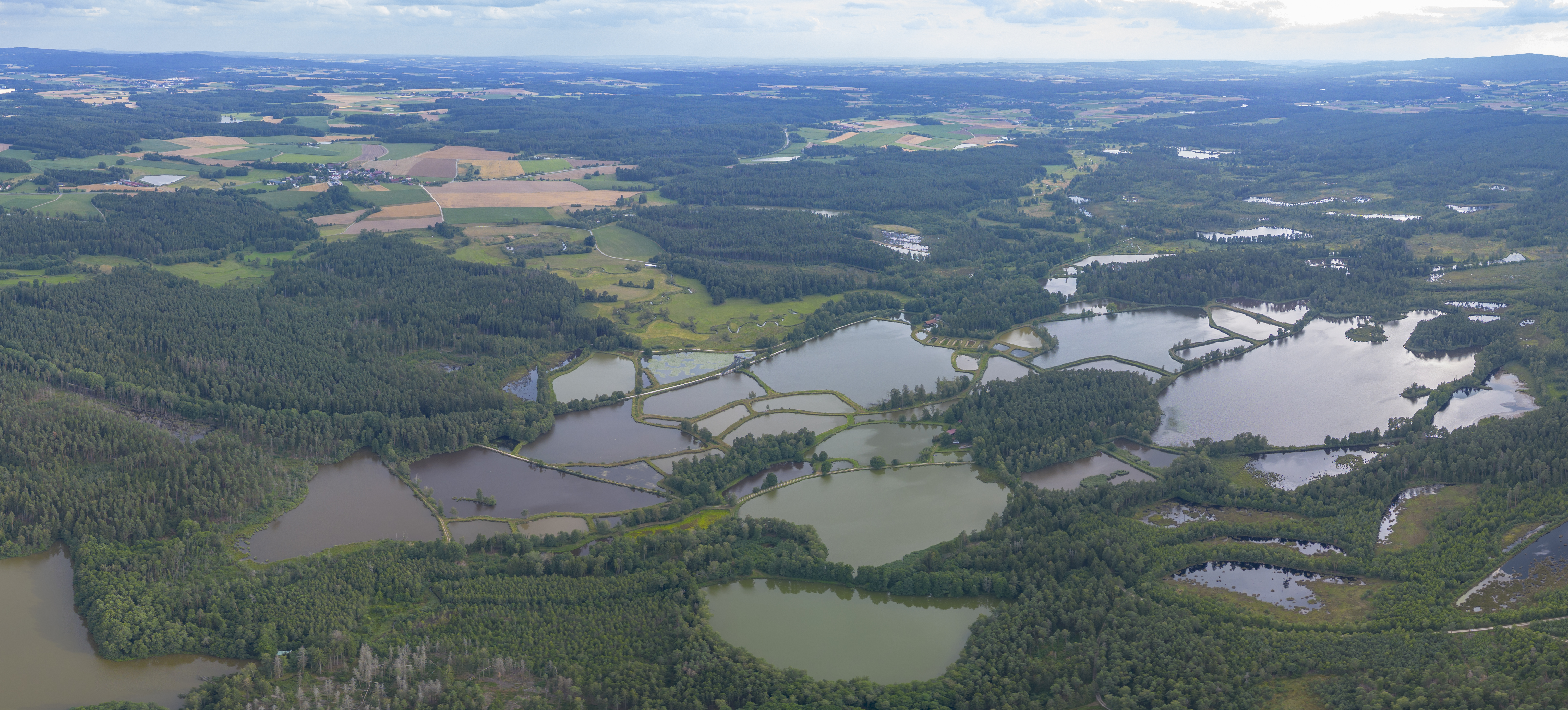 Tirschenreuther Teichplatte Drohnenebild, © Urs Leuthäusser
